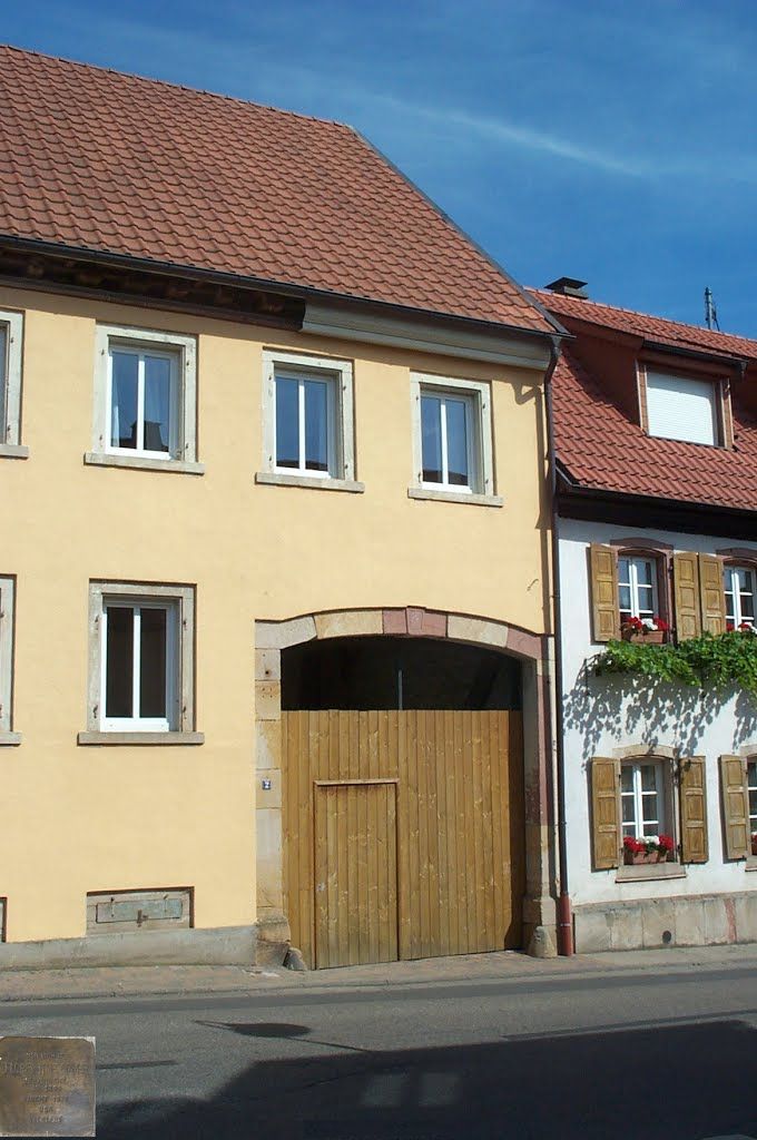 Die Synagoge in Böchingen (VG LandauLand, Kreis Südliche Weinstraße)